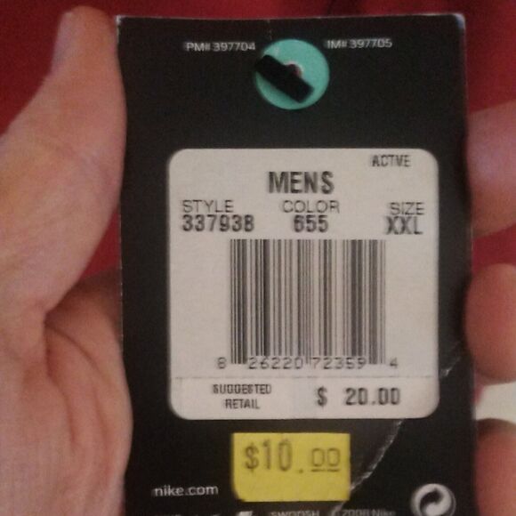 Nike Air Swoosh Logo T-Shirt Red Men’s XXL 337938-655 Vintage Rare NEW WITH TAGS - Picture 4 of 7